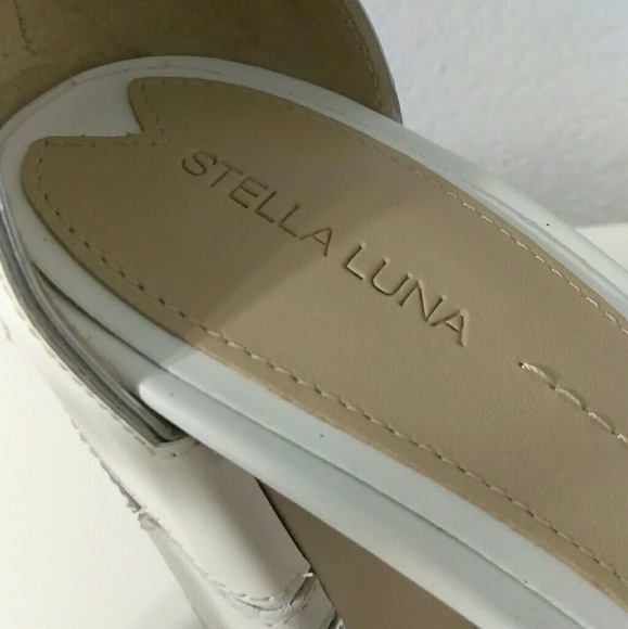 Stella Luna White Platform Heels - Picture 4 of 4